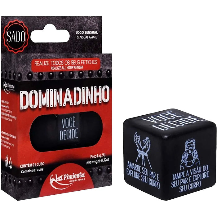 Dado BDSM Dominadinho La Pimienta – Jogo Sensual com Ações Eróticas e Dominância Leve