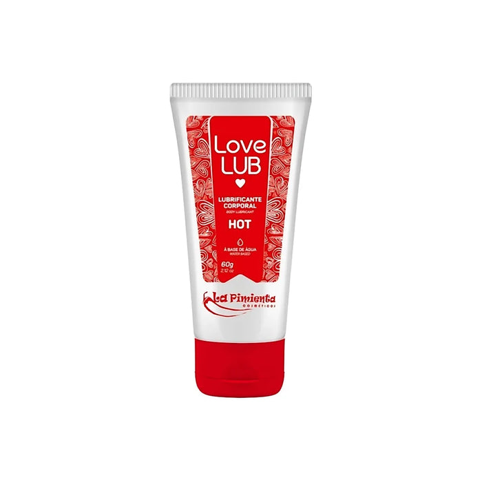 Gel Lubrificante Love Lub Hot La Pimienta 60g – Aquecimento Progressivo, Deslize Intenso e Sensação Quente