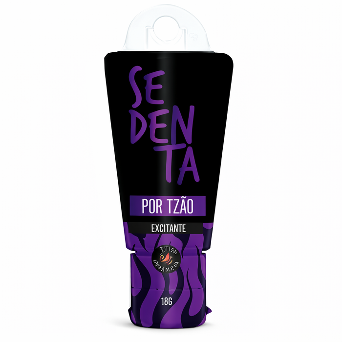 Sedenta Por Tzão Extra Picante 18g Pepper Blend – Gel Excitante Beijável Comestível Picância Intensa