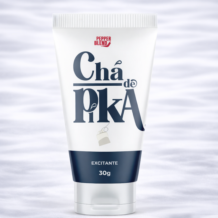 Chá de Pika Pepper Blend 30g – Gel Excitante Corporal com Sensação Vibrante