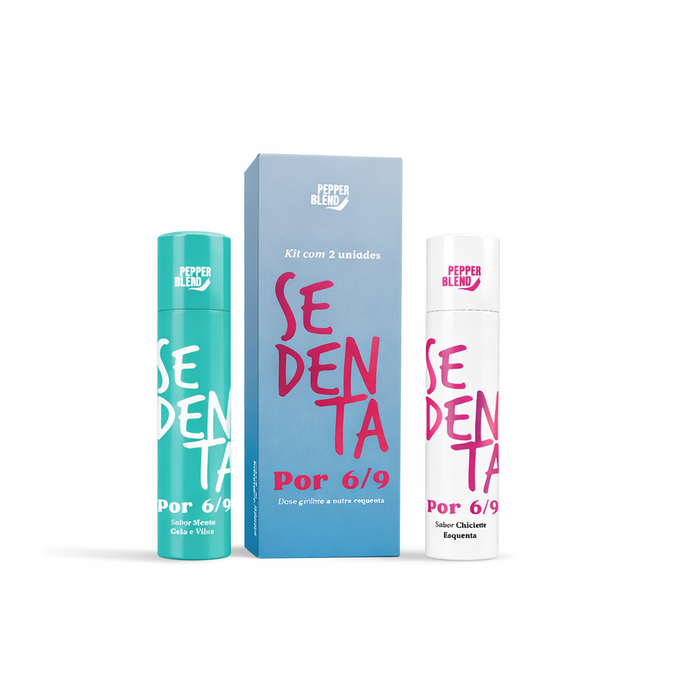 Gel Sedenta 6/9 Pepper Blend 15ml – Deslize Intenso, Sensação Úmida e Prazer Prolongado
