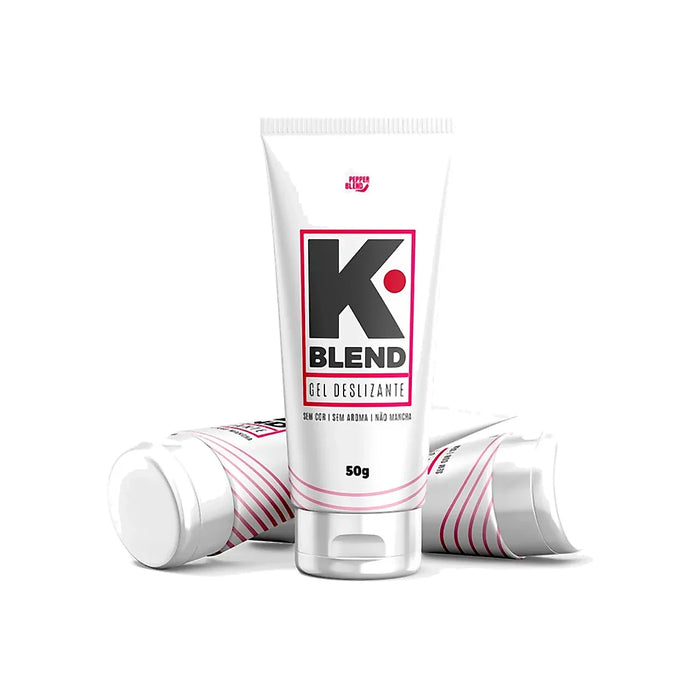 Gel Lubrificante Íntimo K-Blend Neutro Pepper Blend 50g – Alta Deslizagem, Comestível e Beijável