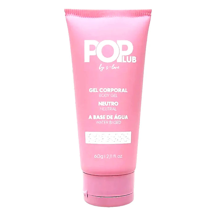 Gel Lubrificante Pop Lub Neutro Pop 60g – Deslize Suave, Conforto Natural e Alta Performance
